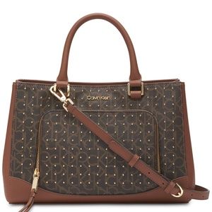Calvin Klein Signature Hudson Studded Tote